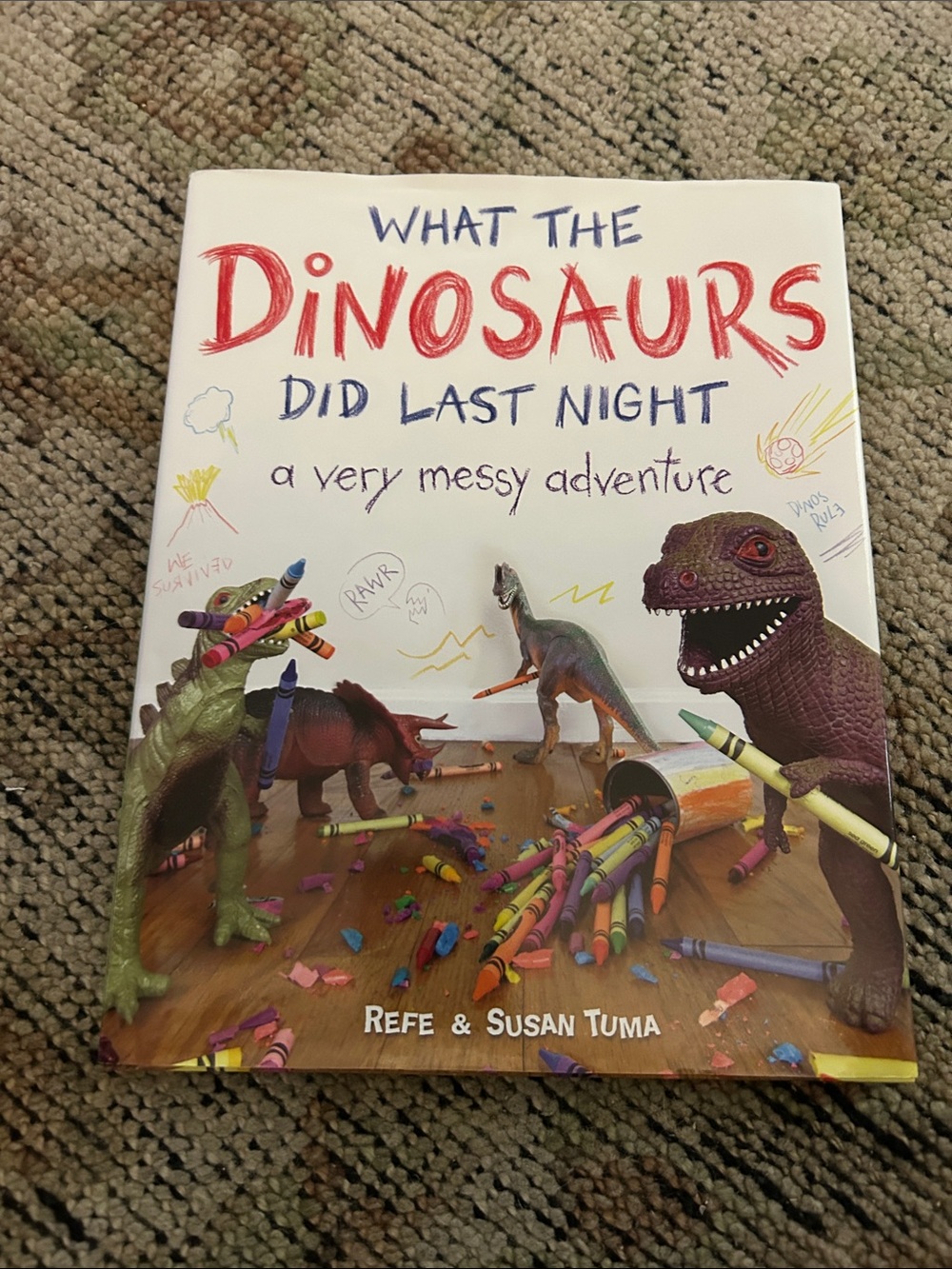 What the Dinosaurs Did Last Night - Kids Picture Book